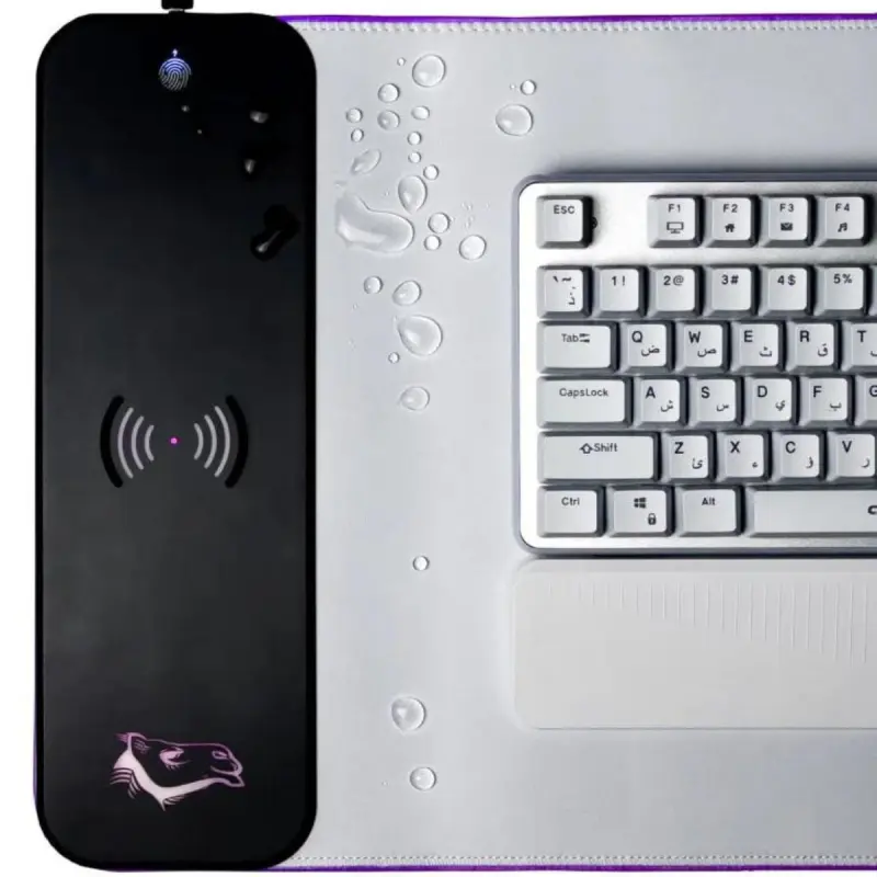 Camel Tech Wireless Charger Mouse Pad - White