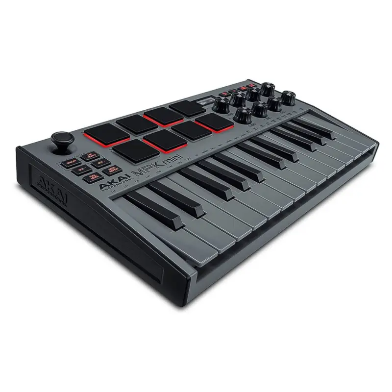 Akai Professional MPK Mini MK3 25-Key MIDI Controller (Grey) - Image 2