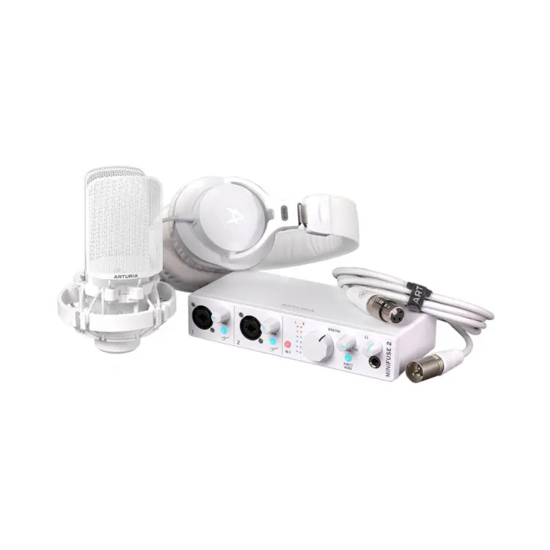 Arturia MiniFuse Recording Pack - White