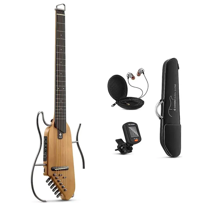 Donner HUSH-I Acoustic Guitar Kit - (Maple Natural)