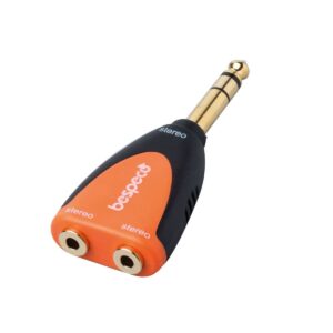 Bespeco - SLAD230 - 6.3 mm Stereo Jack to 2 x 3.5 mm Stereo Jack Socket