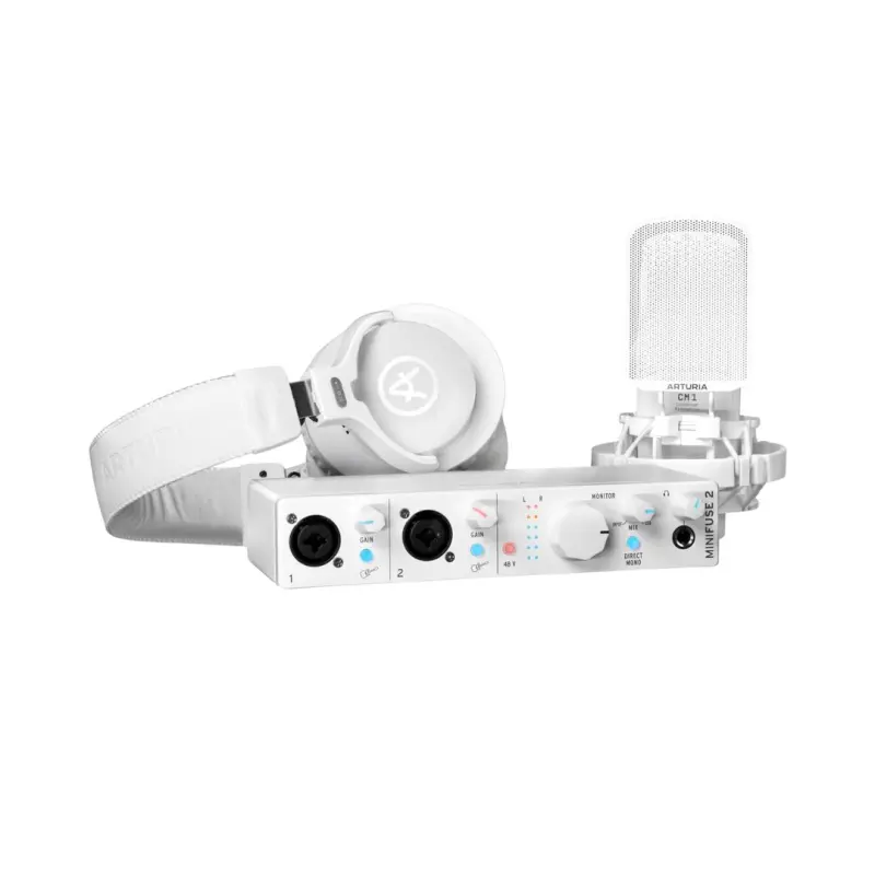 Arturia MiniFuse Recording Pack - White - Image 2
