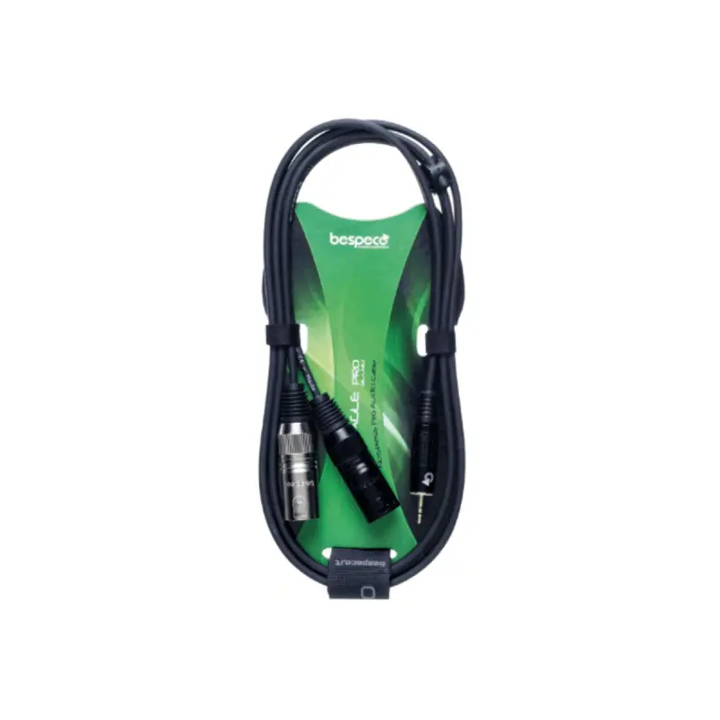 Bespeco - EAYMS2MX150 - 3.5mm-M to 2XLR-M 1.5m - Image 2