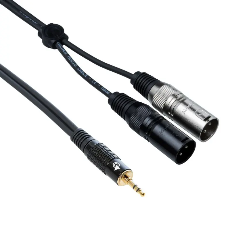 Bespeco - EAYMS2MX300 - 3.5mm-M to 2XLR-M 3m