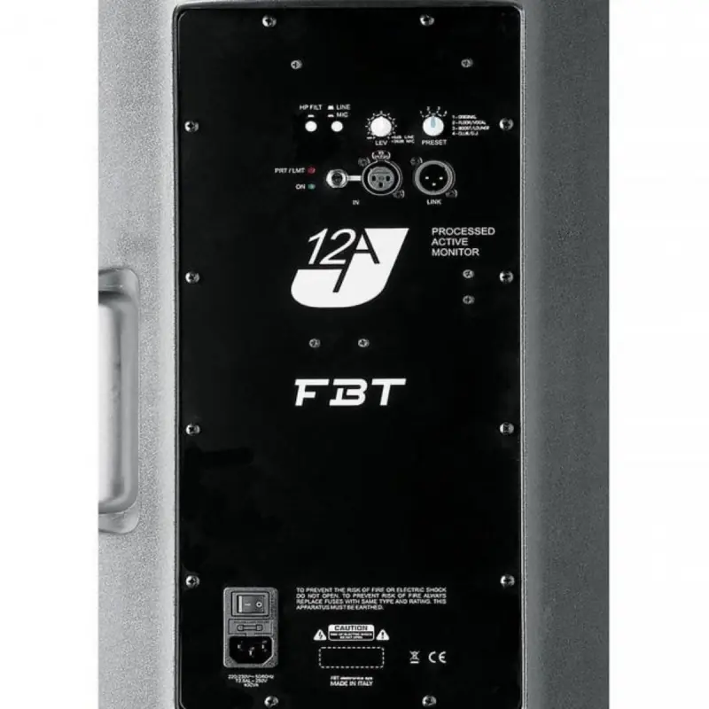 FBT J 12A Powered DJ Speakers (Pair) - Image 3