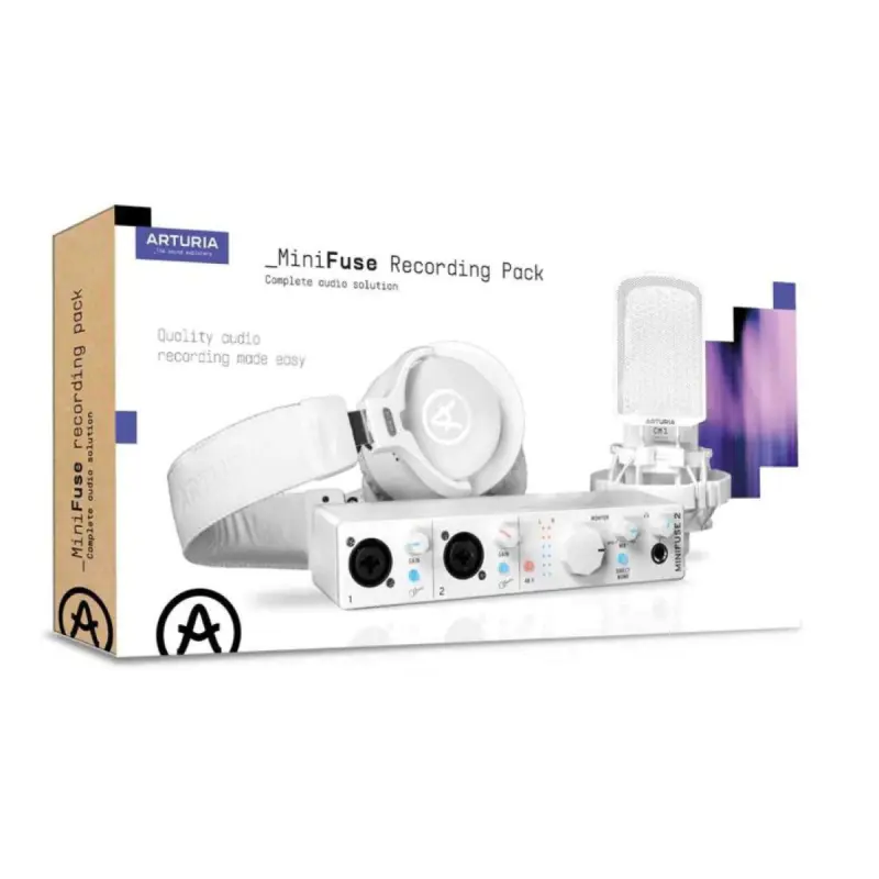 Arturia MiniFuse Recording Pack - White - Image 10