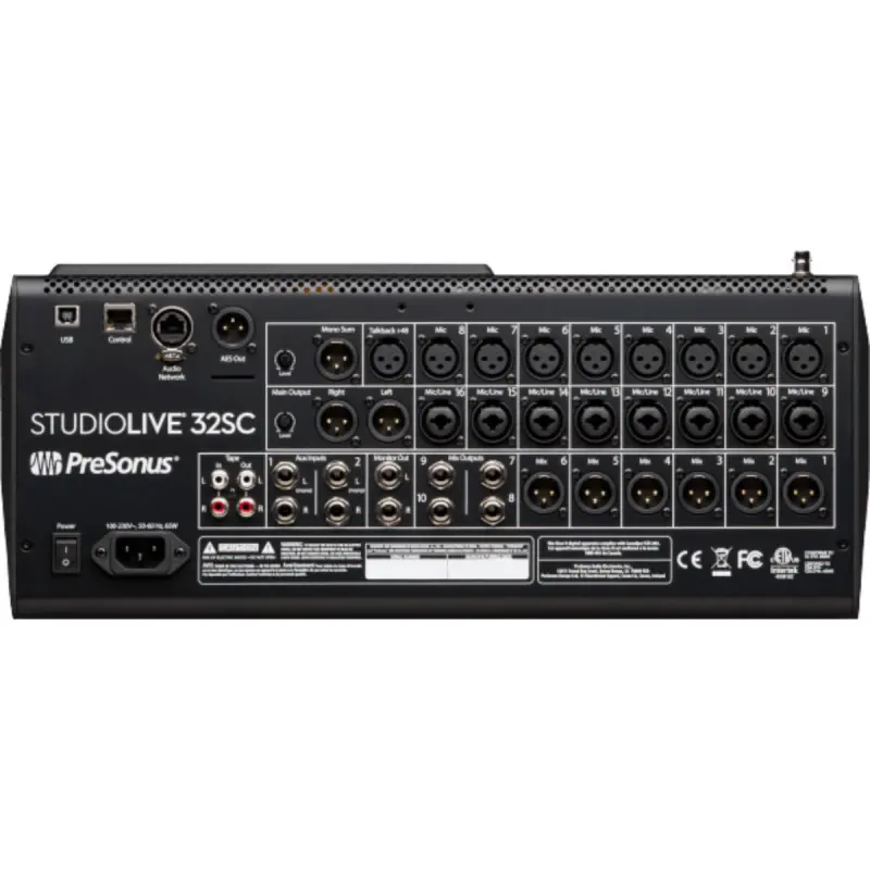 PreSonus StudioLive 32SC 32-channel Rackmountable Digital Mixer - Image 3