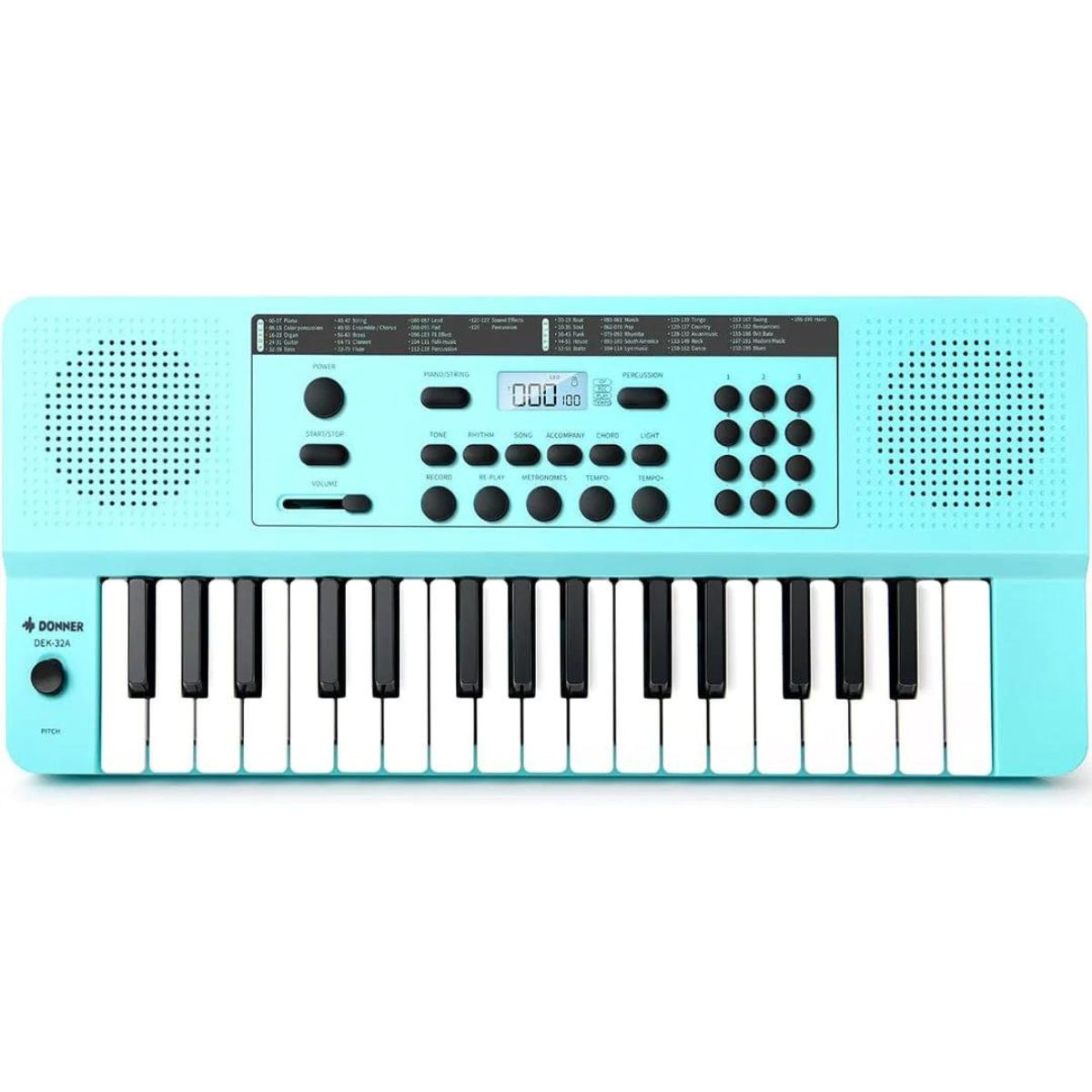 Electronic keyboard deals 32 keys