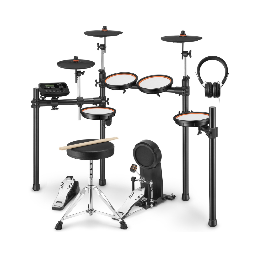 Donner DED-100 8-Piece Mesh Electric Drum Set - Image 4