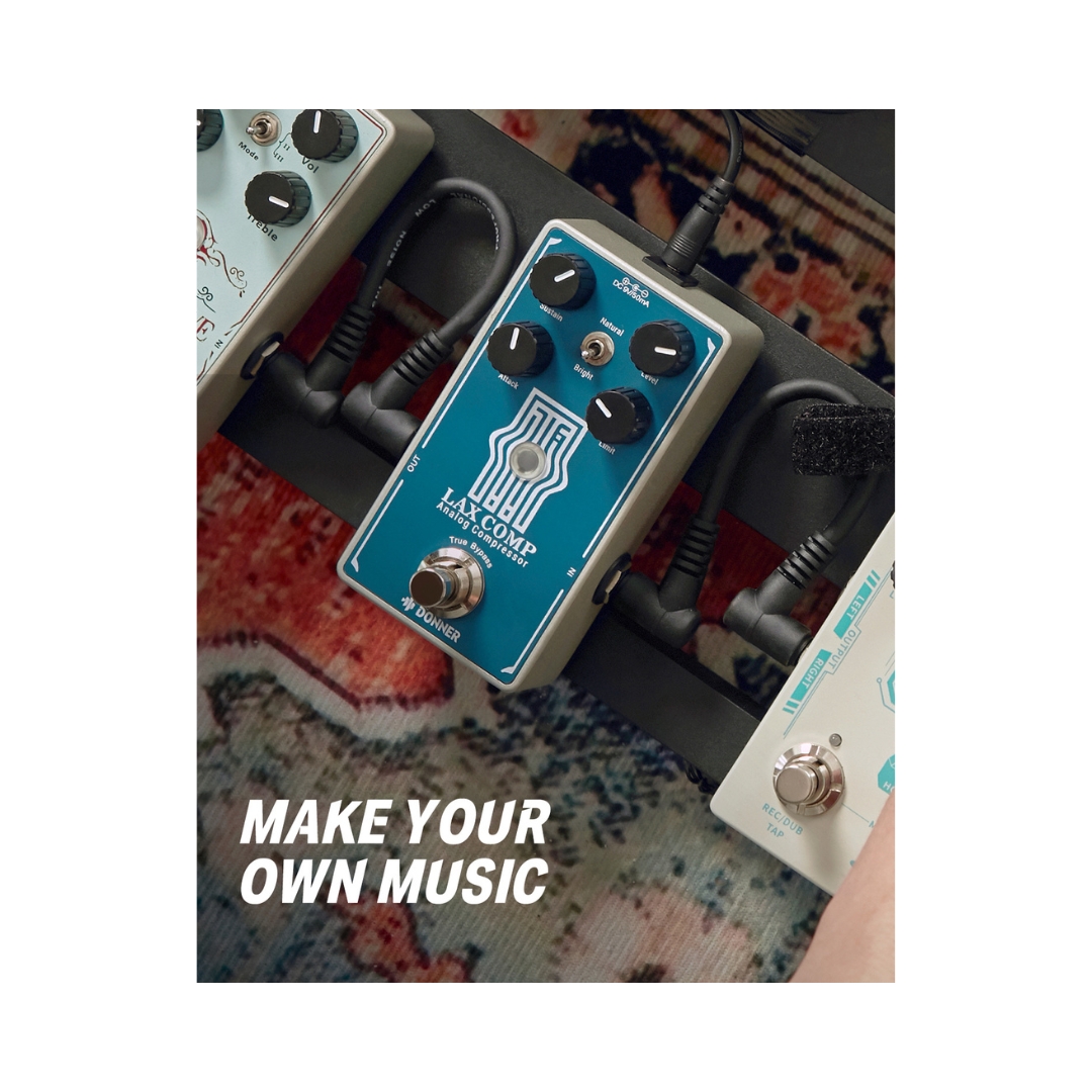 Donner EC1048 15cm Guitar Patch 6-Pack Black Cable - Image 7