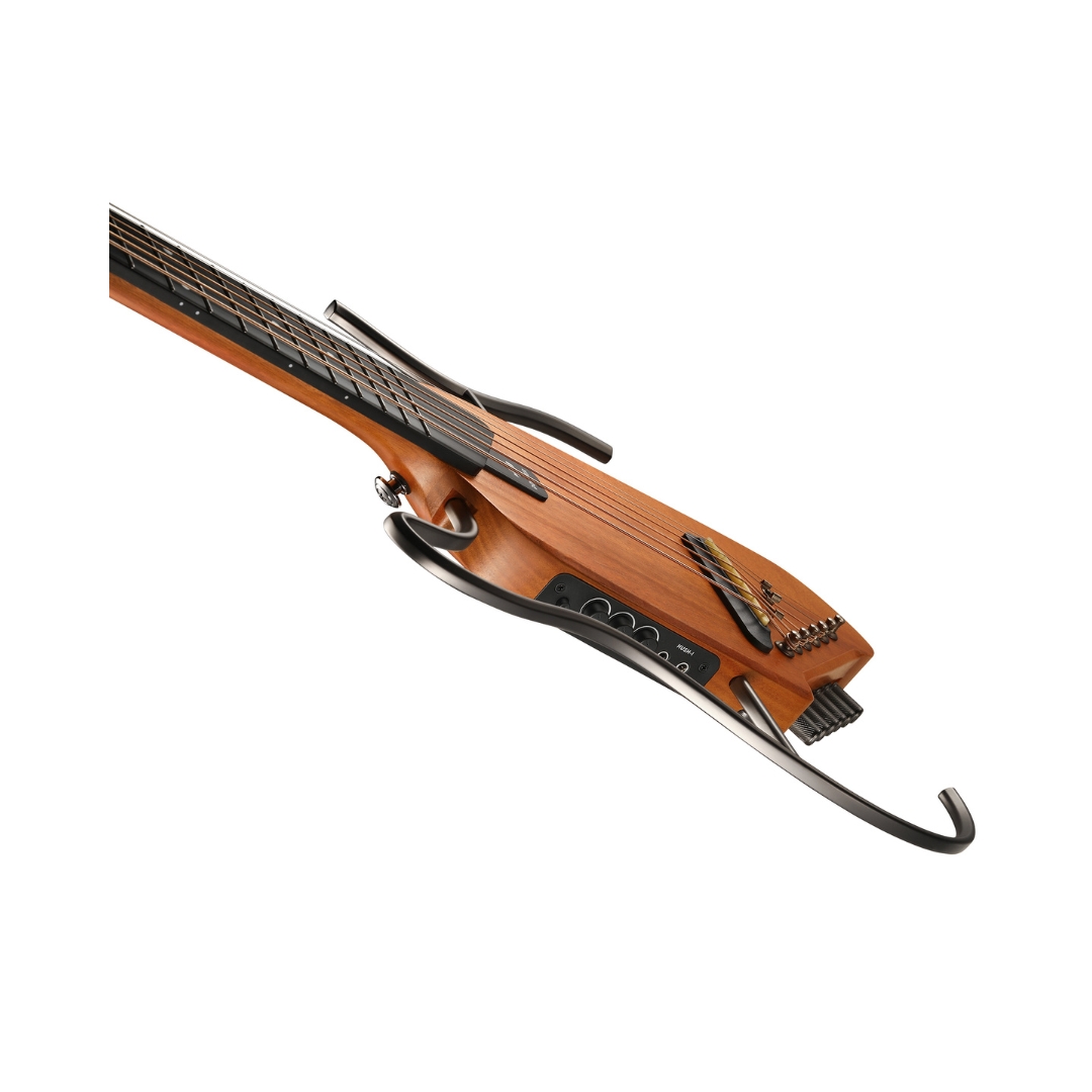 Donner HUSH-I Acoustic-Electric Travel Guitar Kit - (Mahogany Natural) - Image 7