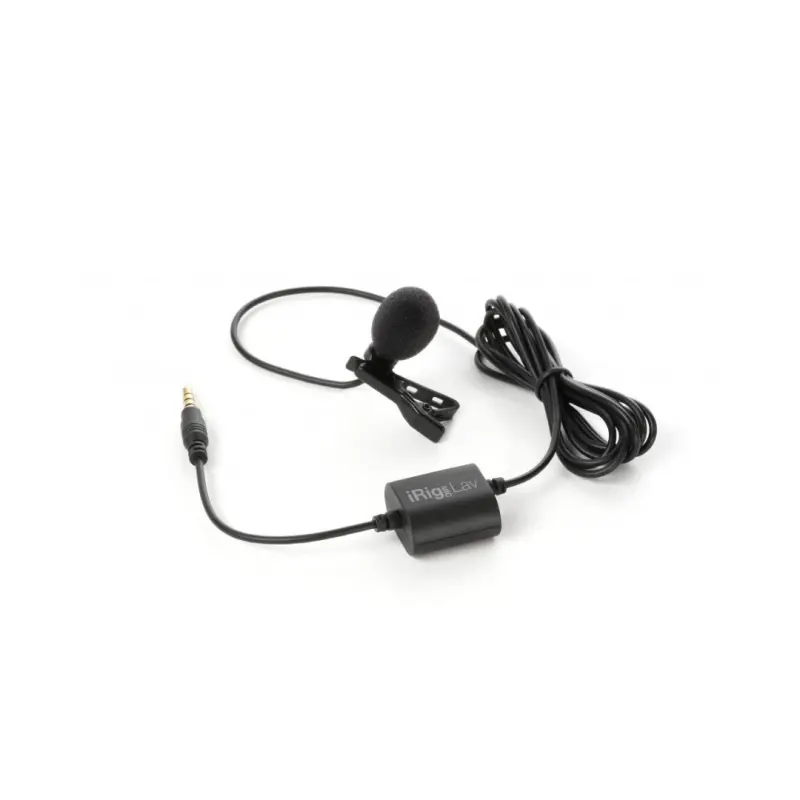 IK Multimedia iRig Mic Lav - Lavalier Condenser Microphone for iOS and Android