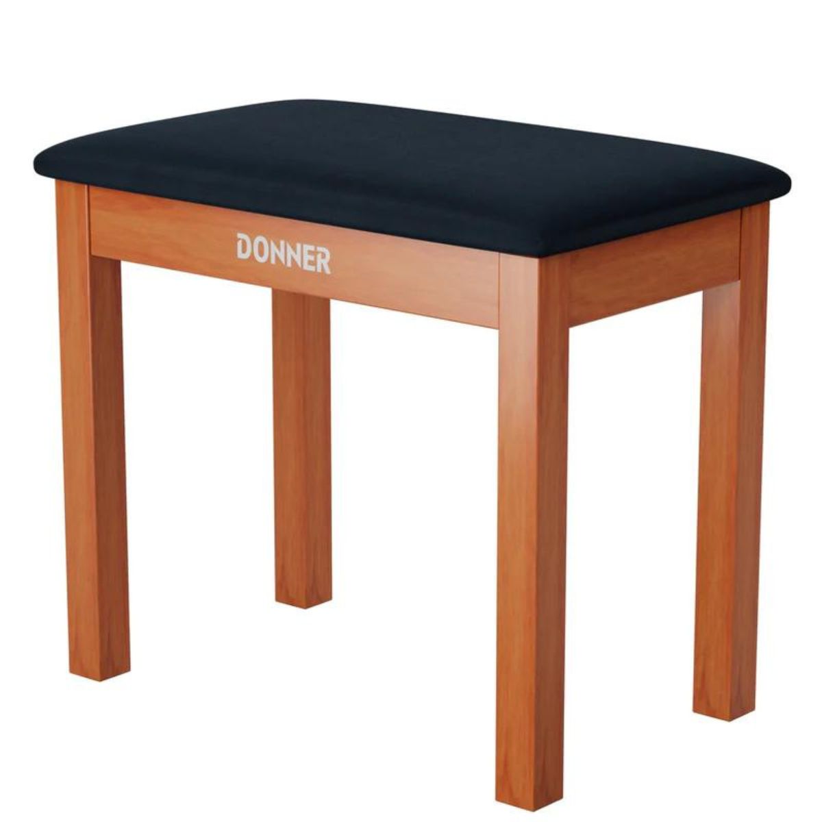 Donner EC2044 Piano Bench Stool with Music Storage Wooden Color