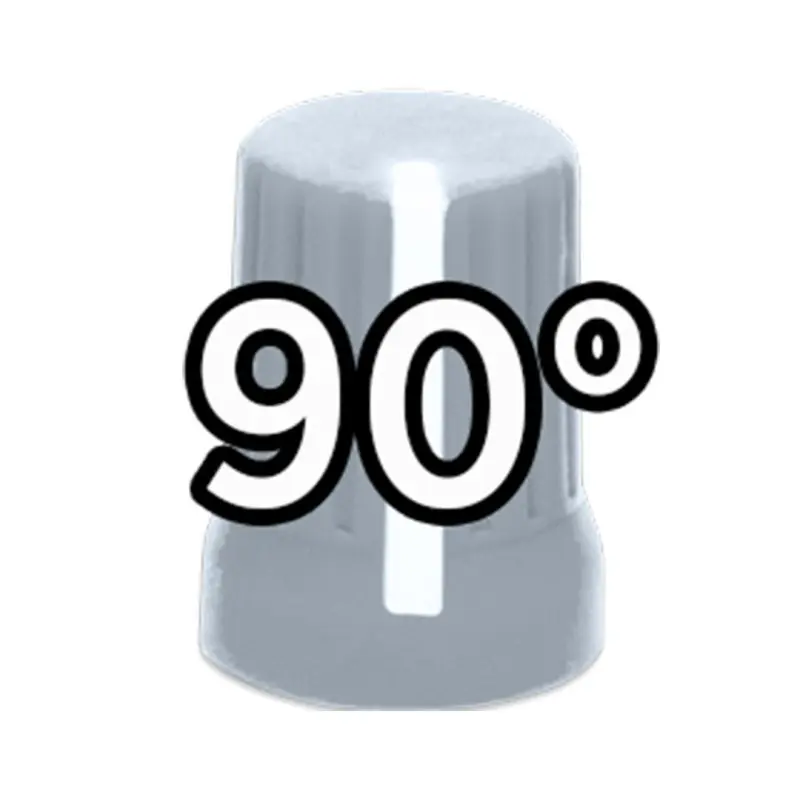 DJTT - Chroma Caps 90° Super Knob (Light Grey)