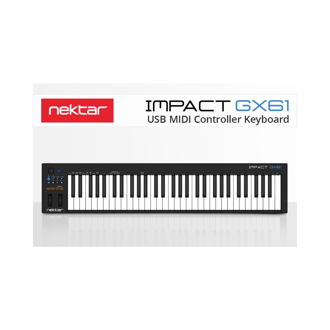 Nektar Impact GX61 USB MIDI Keyboard Controller - DJ Corner