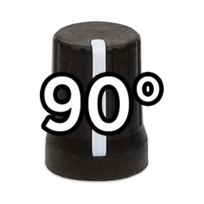 DJTT - Chroma Caps 90° Super Knob (Black)