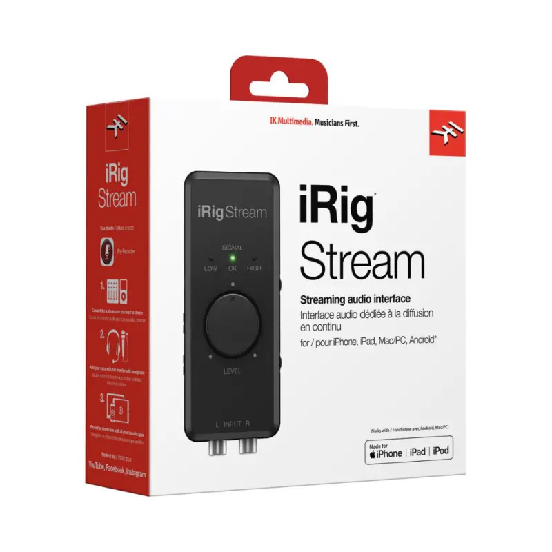 IK Multimedia iRig Stream - Streaming Audio Interface - Image 7