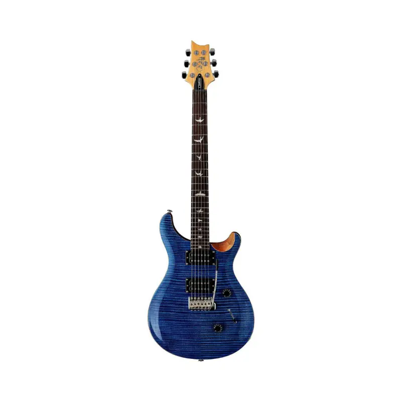PRS SE Custom 24 Electric Guitar - (Faded Blue Finish), PRS SE Gig Bag Included