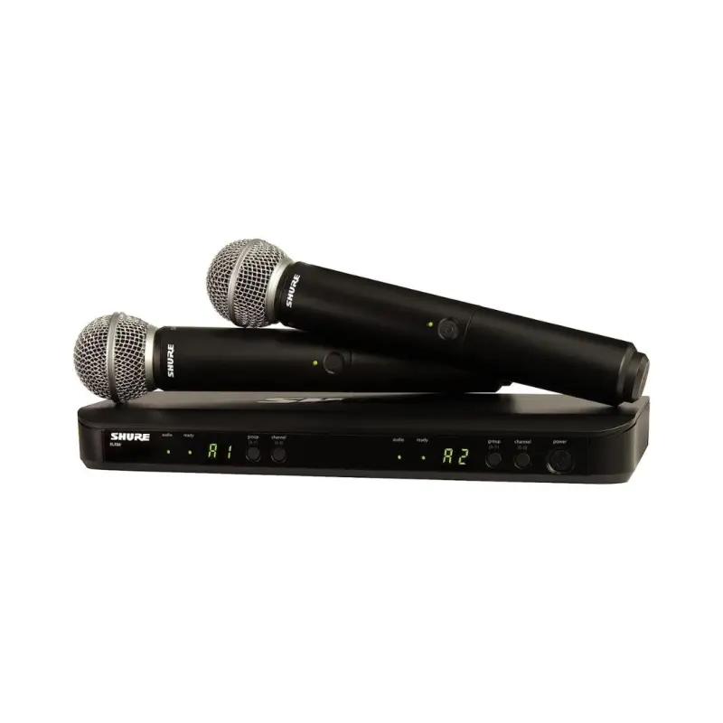 Shure BLX288uk/SM58-H8E Wireless Dual Vocal System
