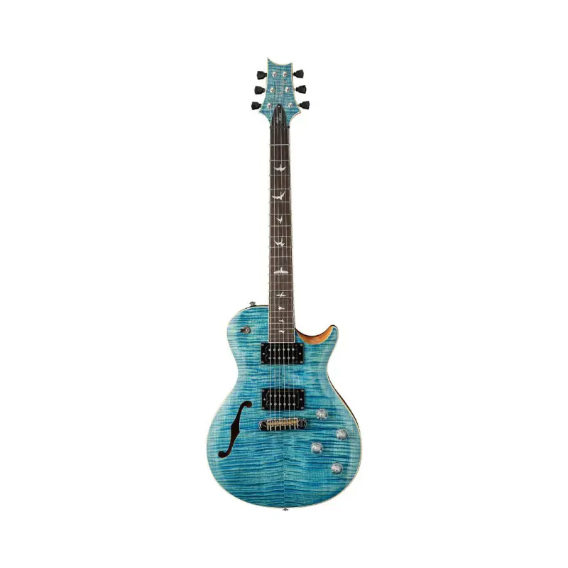 PRS SE Zach Myers Signature Semi-Hollow Guitar (Myers Blue Finish), PRS SE Gig Bag Included 2024 Production