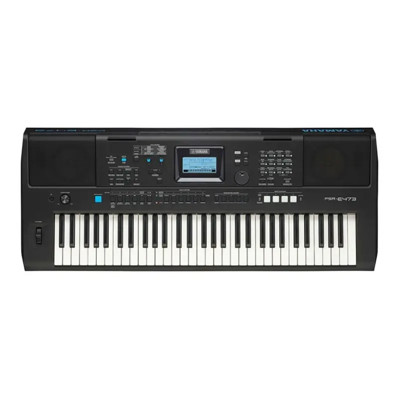 Yamaha PSR-E473 61-key Touch-Sensitive Portable Keyboard + PA150 adaptor