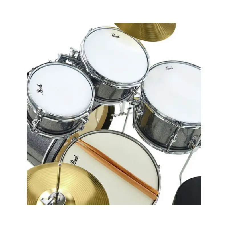 Pearl Roadshow Junior 5-Pcs Drum Set with Hardware & Cymbals - (Grindstone Sparkle) - Image 11