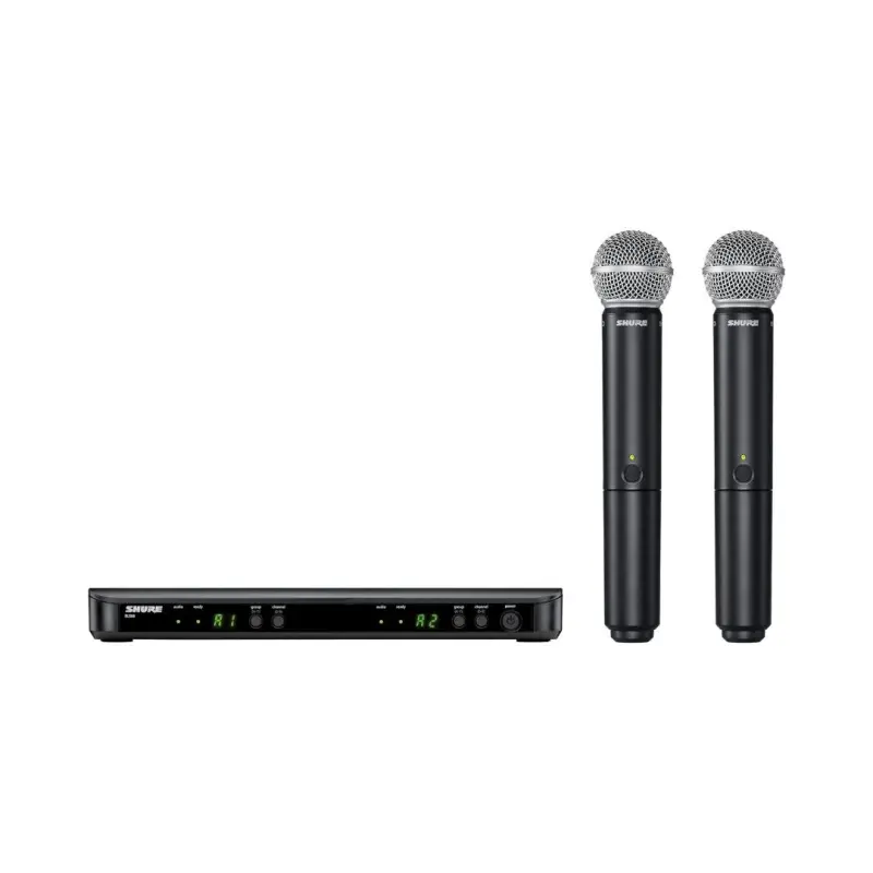 Shure BLX288uk/SM58-H8E Wireless Dual Vocal System - Image 2