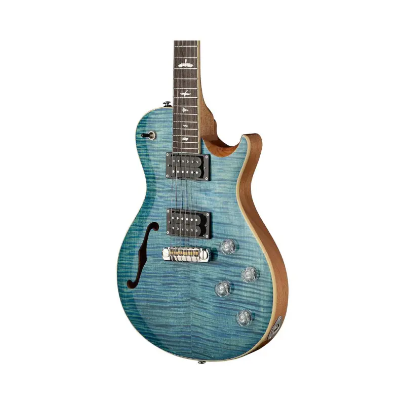 PRS SE Zach Myers Signature Semi-Hollow Guitar (Myers Blue Finish), PRS SE Gig Bag Included 2024 Production - Image 2