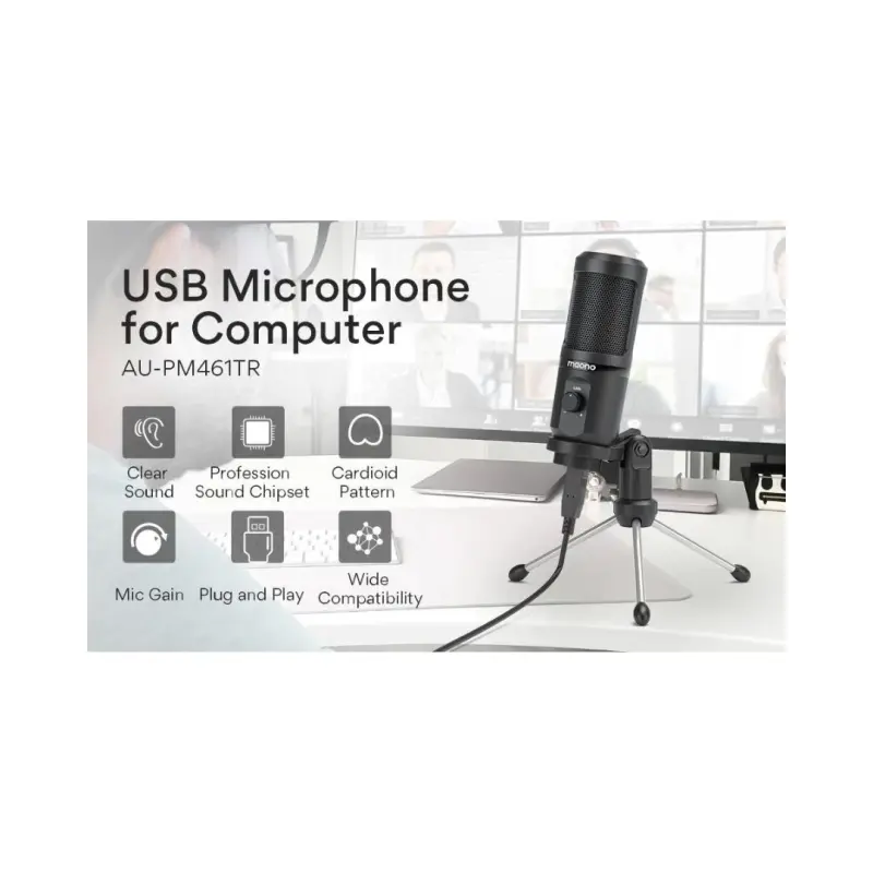 MaonoCaster AU-PM461TR USB Condenser Unidirectional Mic - Image 2