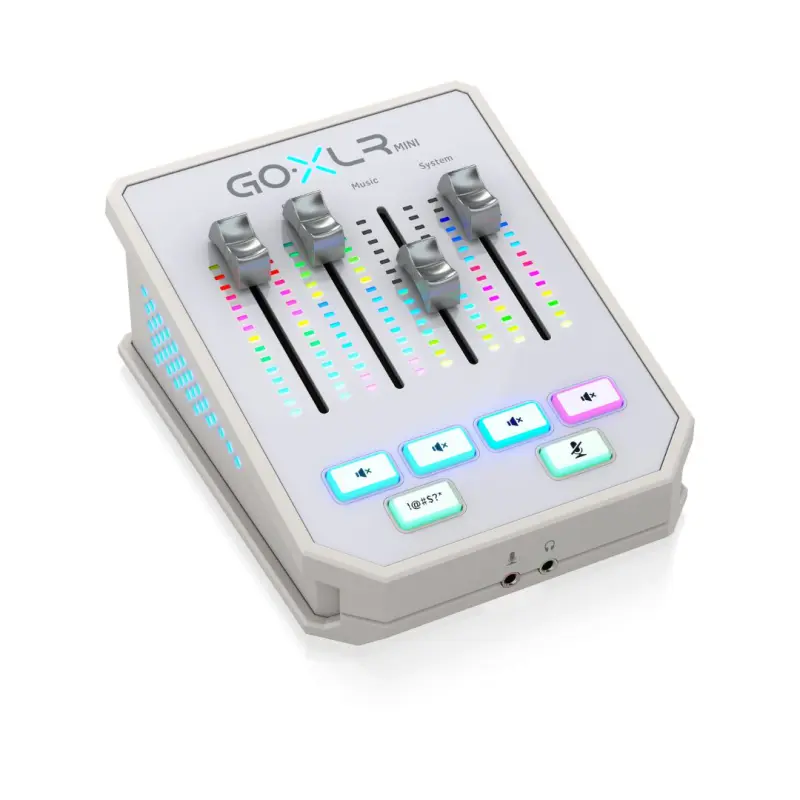 TC Helicon Go XLR Mini USB Streaming Mixer with USB/Audio Interface- White - Image 2