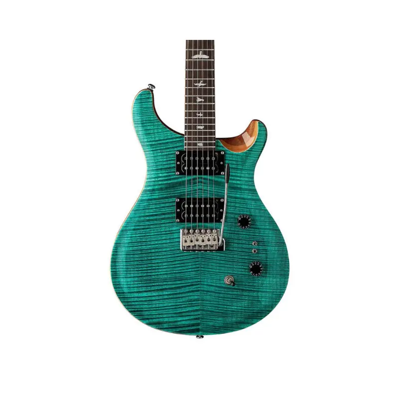 PRS SE Custom 24-08 Distinct Tones Electric Guitar - (Turquoise Finish), PRS SE Gig Bag Included - Image 2