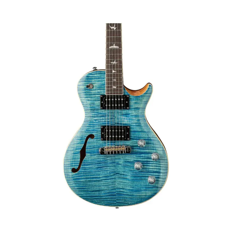 PRS SE Zach Myers Signature Semi-Hollow Guitar (Myers Blue Finish), PRS SE Gig Bag Included 2024 Production - Image 4