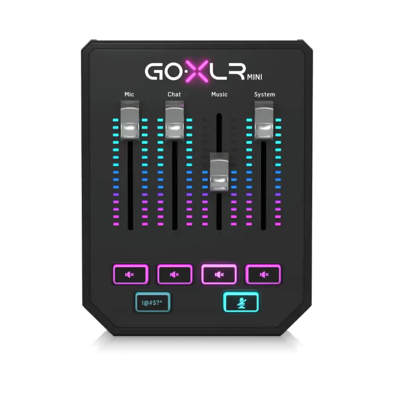 TC Helicon Go XLR Mini USB Streaming Mixer with USB/Audio Interface -Black - Image 4