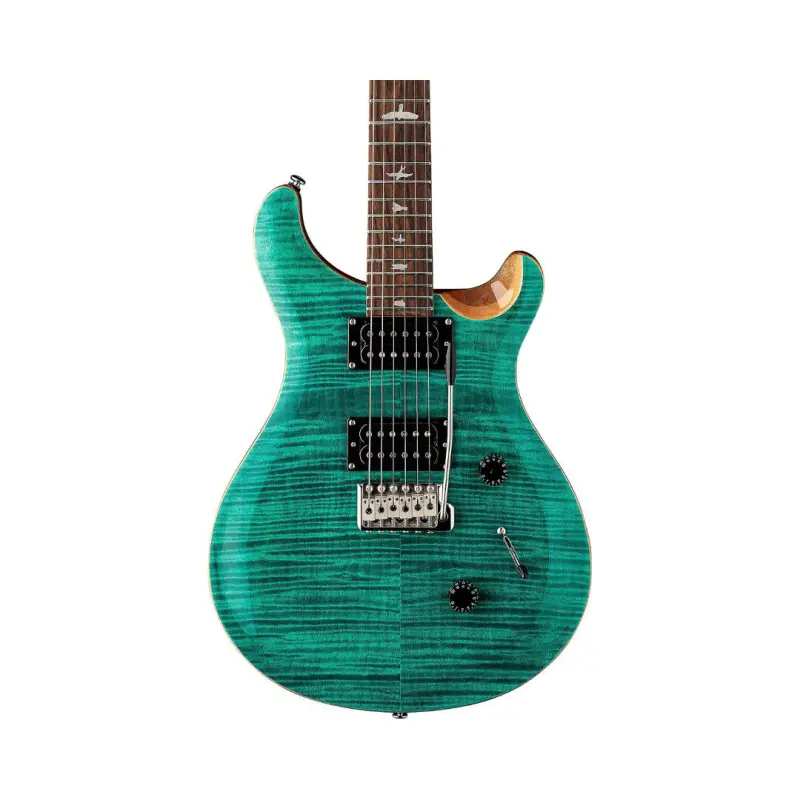 PRS SE Custom 24 Electric Guitar - (Turquoise Finish), PRS SE Gig Bag Included - Image 4