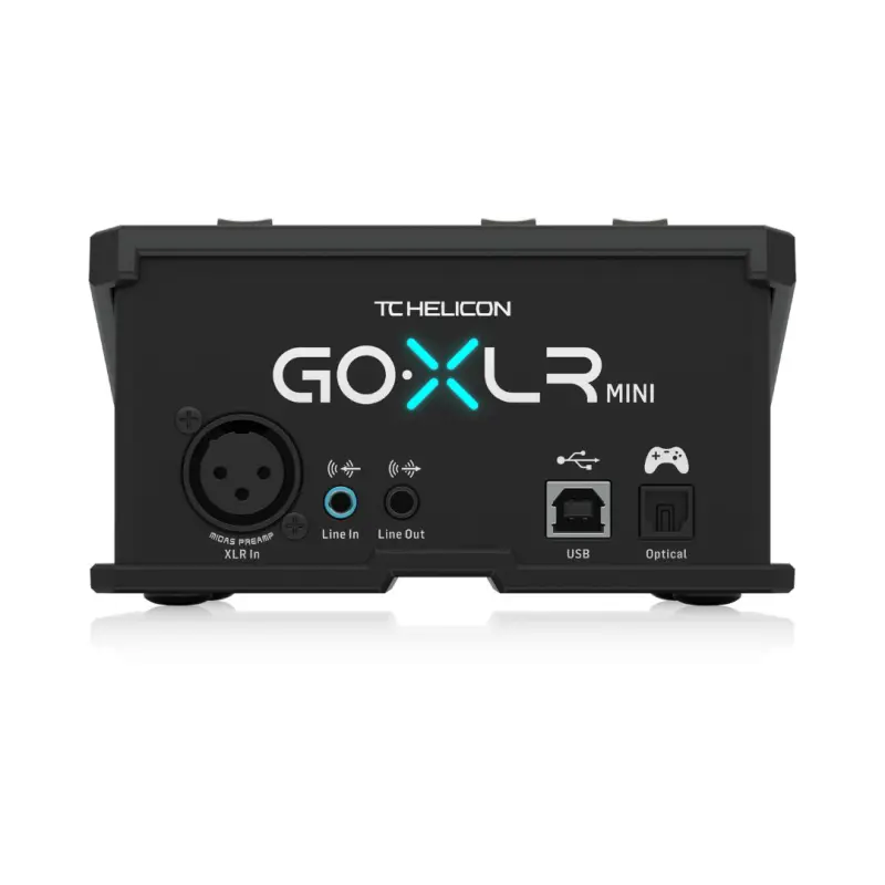 TC Helicon Go XLR Mini USB Streaming Mixer with USB/Audio Interface -Black - Image 5