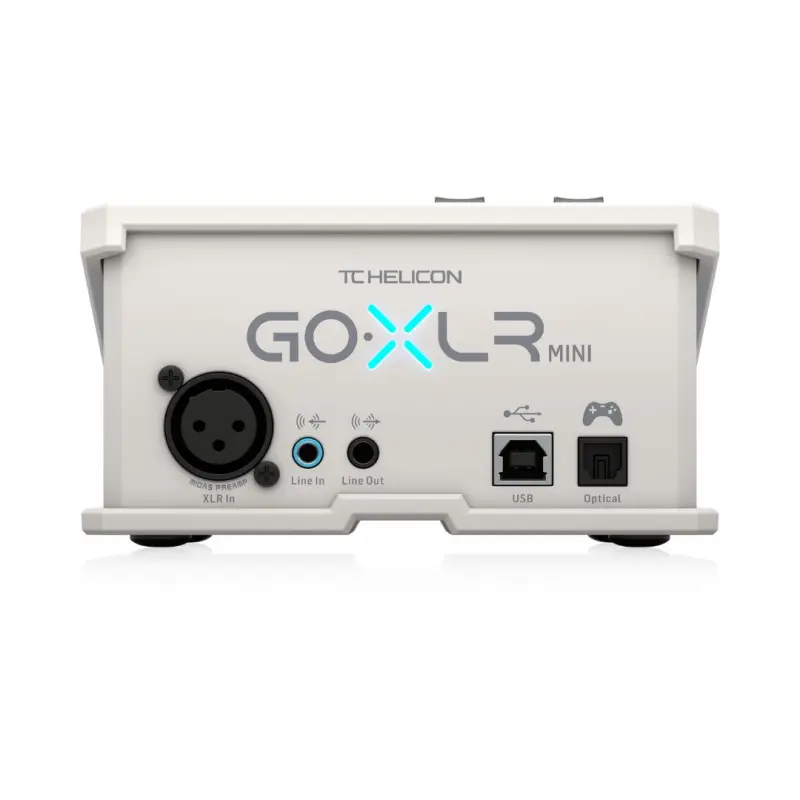 TC Helicon Go XLR Mini USB Streaming Mixer with USB/Audio Interface- White - Image 5