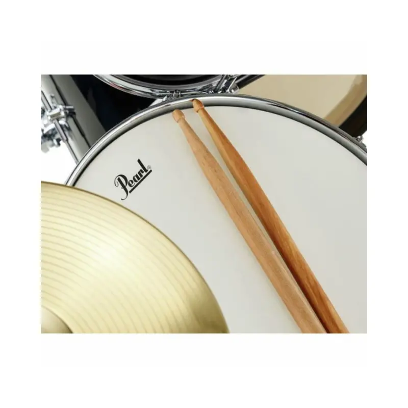 Pearl Roadshow Junior 5-Pcs Drum Set with Hardware & Cymbals - (Jet Black) - Image 6