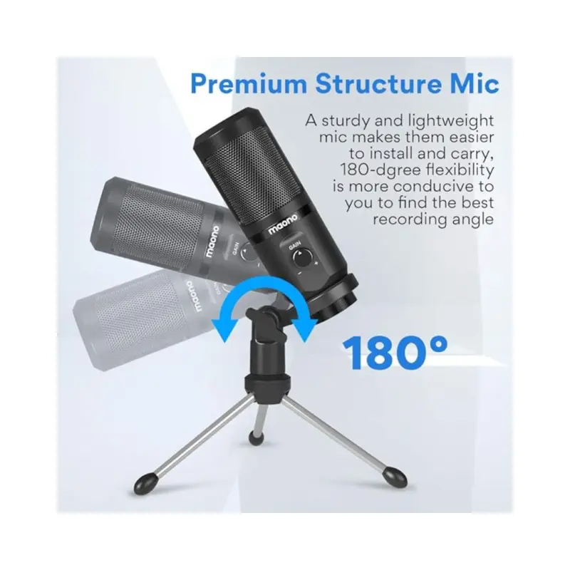 MaonoCaster AU-PM461TR USB Condenser Unidirectional Mic - Image 7