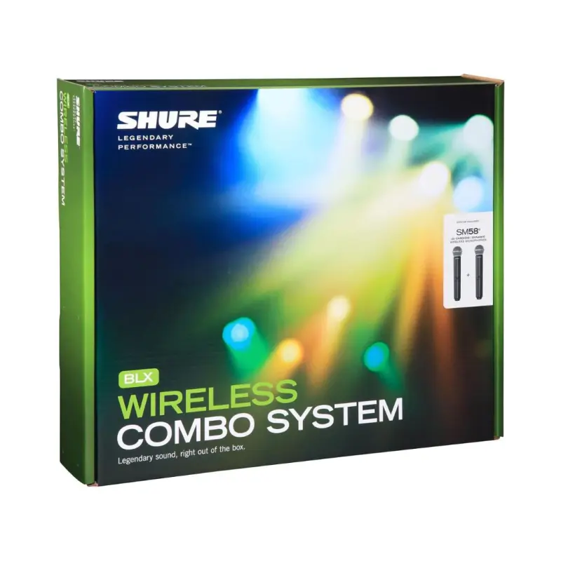 Shure BLX288uk/SM58-H8E Wireless Dual Vocal System - Image 8