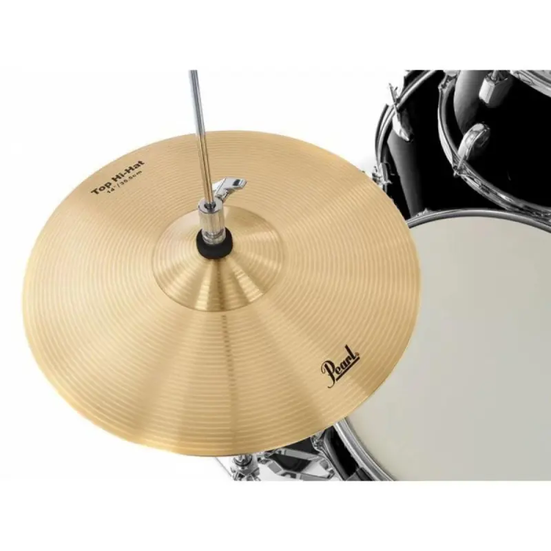 Pearl Rodeshow RS525SC/C#31 5 pcs Complete Drum Set with Cymbals - Jet Black - Image 4
