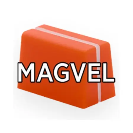 DJTT - Chroma Caps Magvel Pro Fader Neon Orange Plastic