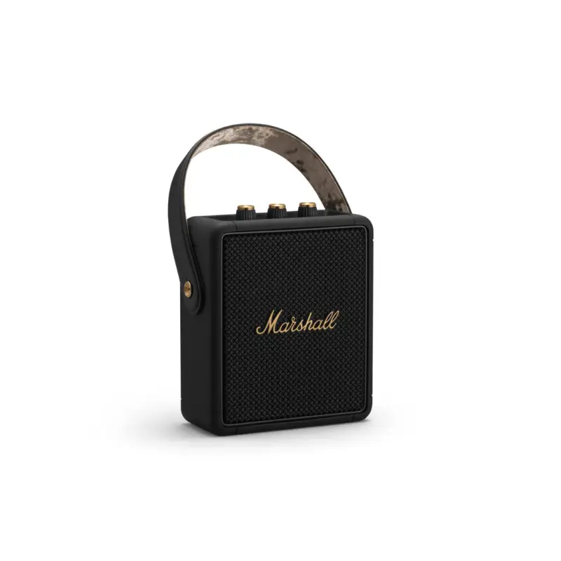 Marshall Stockwell II Wireless Stereo Speaker - (Black & Brass)