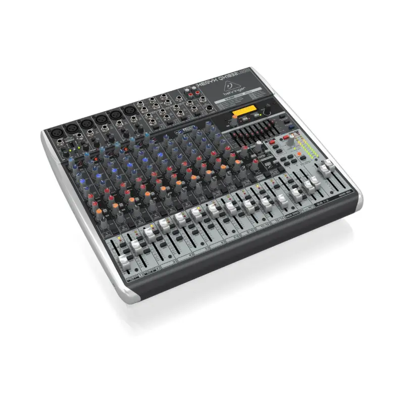 Behringer XENYX QX1832USB Analog Mixer with Wireless Option and USB/Audio Interface