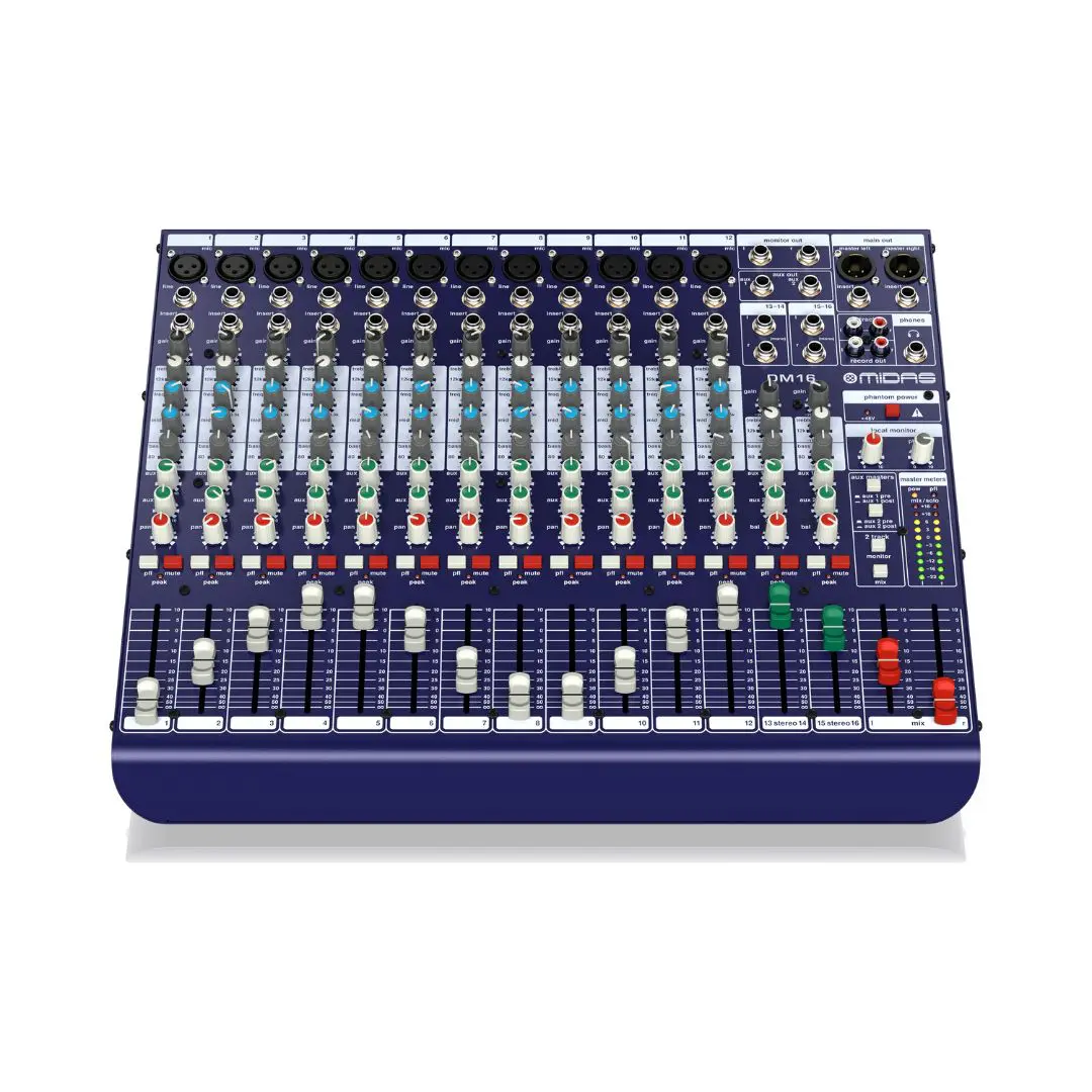 Midas DM16 16-channel Analog Mixer - DJ Corner
