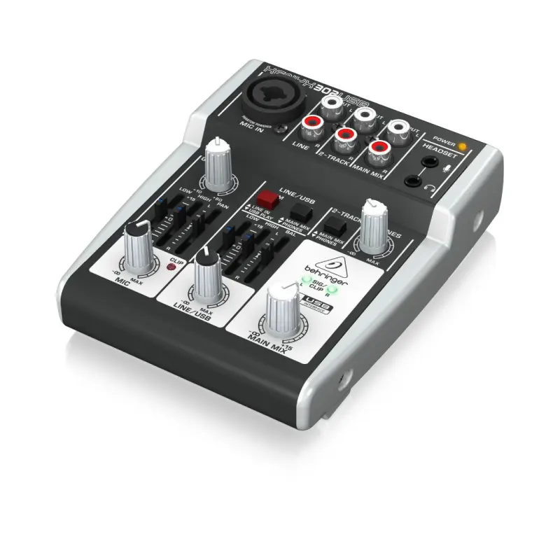 Behringer XENYX 302USB Premium 5-Input Mixer with USB/Audio Interface - Image 2