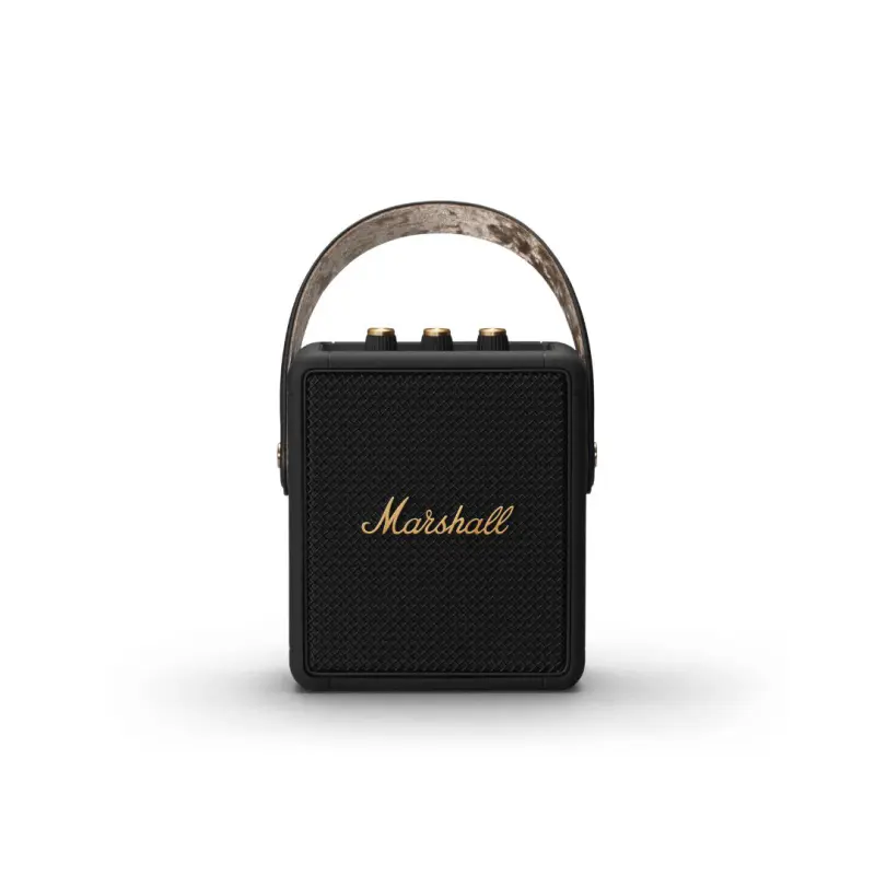 Marshall Stockwell II Wireless Stereo Speaker - (Black & Brass) - Image 2