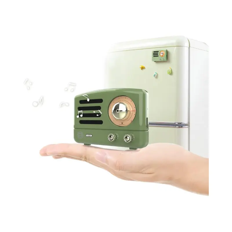 Muzen OTR Sticker Magnet Fridge Bluetooth Speaker – (Green) - Image 2