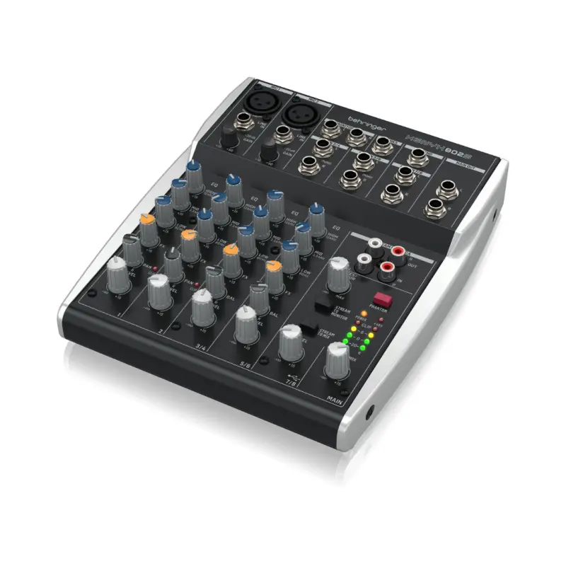 Behringer XENYX 802S Premium Analog 8-Input Mixer with USB Streaming Interface - Image 2