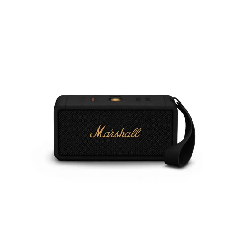Marshall Middleton Bluetooth Speaker - (Black & Brass) - Image 3