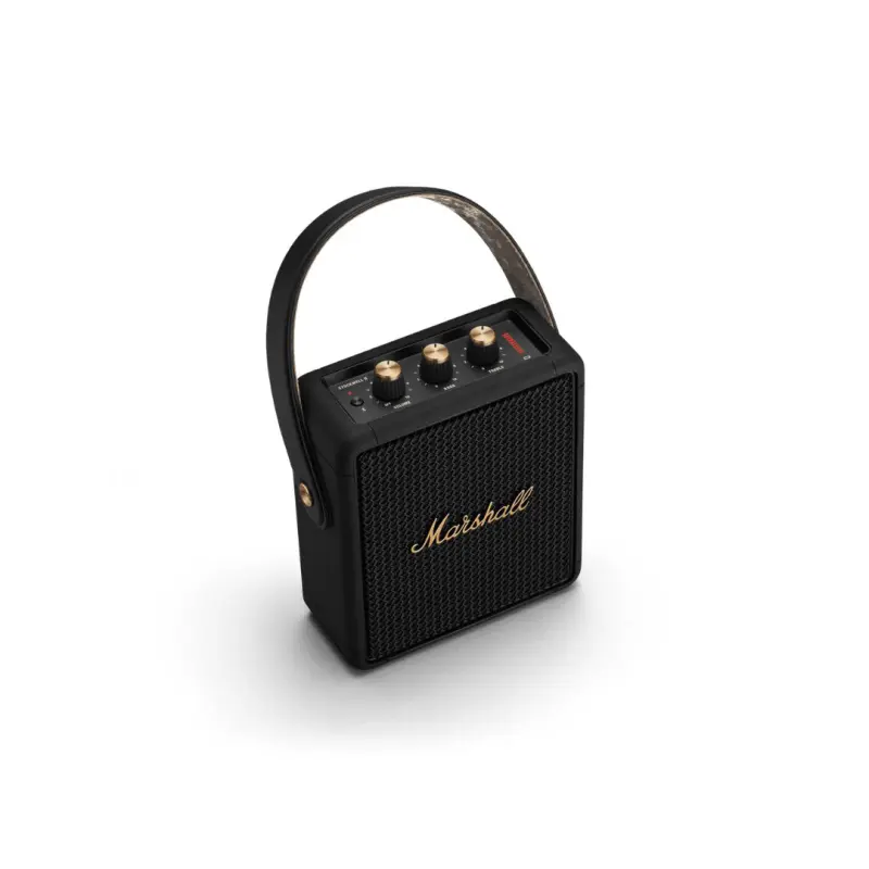 Marshall Stockwell II Wireless Stereo Speaker - (Black & Brass) - Image 3